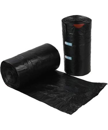 DynkoNA 1.5 Gallon Small Garbage Bags Black Trash Bags With Handles 110 Bags/2 Rolls - Buy Online on GoSupps.com