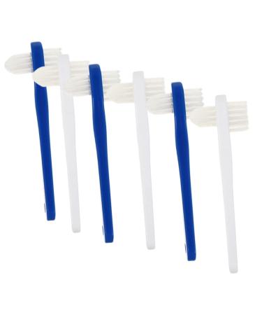 Sewoart 6st double-headed toothbrush toothbrushes for adult accessories for dental care prosthesis brush dentistry brush mini brush portable prosthetic toothbrush 1 piece (1-pack) color-sorted-2