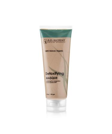 RD Alchemy - 100% Natural & Organic Detoxifying Masque - Pore Cleansing Treatment Blackhead Remover Clay Face Mask Cleanses & Detoxifies Acne Prone Congested Skin