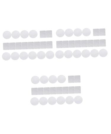 Balacoo 120 pcs Diy Eye Cosmetic Blusher Powder Pan Cosmetics Metal Adhesive Pressed Empty for Palettes 2.5x2.5cmx3pcs Silverx3pcs