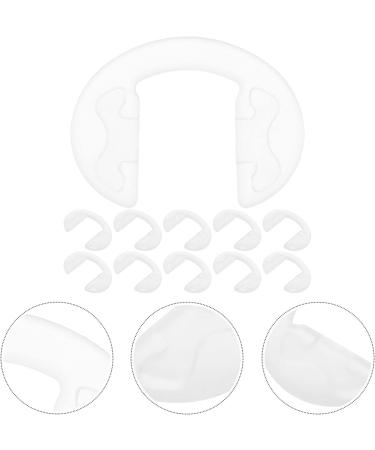 Coolhiya 10 Pack Reusable Nose Pads for Silicone Glasses - Anti-Slip Rubber Gel Pads for Comfort & Stability - Buy Online on GoSupps.com