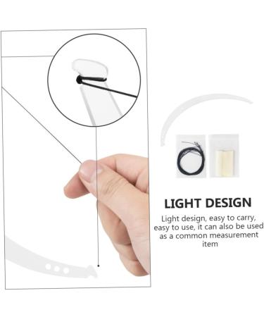 Beavorty 1 Set Positioning Ruler Drawing Line Makeup Tools Makeup Caliper Ruler Eyebrow Face Ruler Acrylic - Buy Online on GoSupps.com