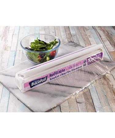 Bacofoil Refillable EasyCut Cling Film Dispenser with 10m Starter Roll - Buy Online on GoSupps.com