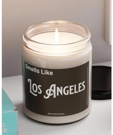 9 oz Scented Candle - Los Angeles Inspired Scents | Natural Soy Wax | Eco-Friendly Gift | Hand-Poured | 7 Unique Fragrances Available - Buy Online on GoSupps.com