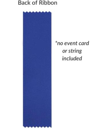 Swimming Heat Winner Blue Ribbon Pack - 50 Economical Flat Style Ribbons - No Card & String - Buy Online on GoSupps.com