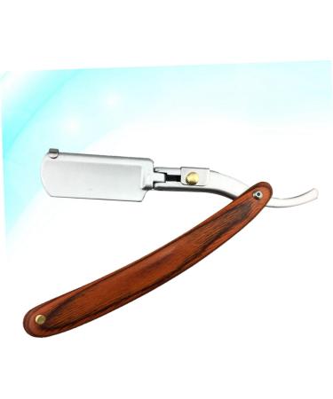 Beavorty Handwear Metal Razor for Men | Portable Old-Fashioned Straight Blade Beard Razor | Safe Bamboo Manual Shaving Apparatus - Buy Online on GoSupps.com
