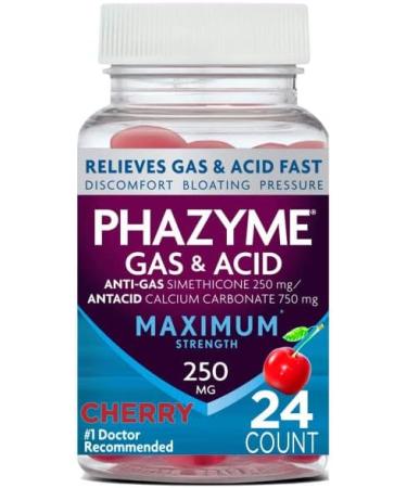 Phazyme Gas and Acid Relief Chewable 250 mg - 72 Tablets (3 Packs) - Buy Online on GoSupps.com