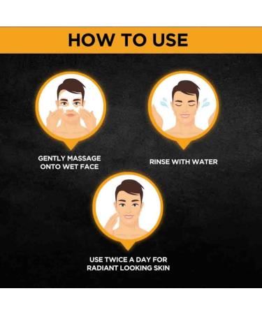 Garni er Men Turbo Bright Double Action Face Wash - Deep Cleansing Anti Pollution 150g - Best for Clear Skin - International Shipping - Buy Online on GoSupps.com