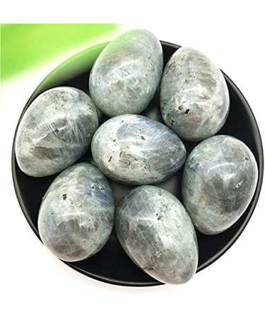 1PC Natural Labradorite Egg Crystal Crystals Gemstone Specimen Home Decor Gifts Natural Stones and Minerals - Buy Online on GoSupps.com