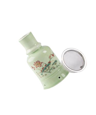 Beaupretty 1 set of moxibuspot Moxa massage can scratch massage moxa healing Health wellness tools Ceramic moxibuspose moxibusion can handheld moxibuscy products ceramic