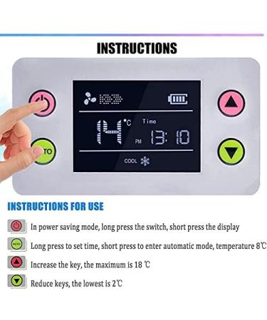 Mini Medication Fridge and Insulin Cooler Portable Car Refrigeration Case/Small Travel Medication Box for Car Travel Home 1 battery - Buy Online on GoSupps.com