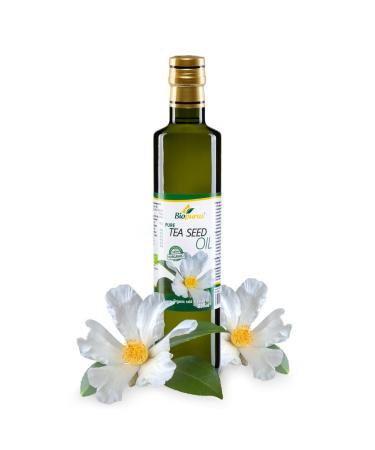 Biopurus Certified Organic Cold Pressed Tea Seed/Camellia Oleifera Oil 500ml