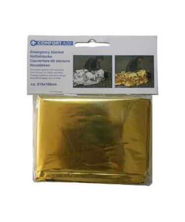 Generic rescue blanket rescue foil gold silver 160 x 210 cm 1 piece (0120)