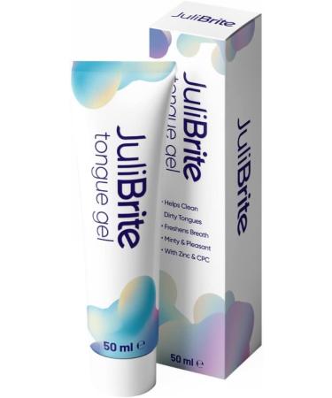 JuliBritrite Tongue Angel (50 ml) | Fresh Breath & Halitosis Support | Effective Tongue Scraper Scrubber & Cleaner - Buy Online on GoSupps.com