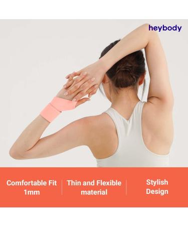 Heybody Slim Air Wrist Support Strap - Fitness Daily Comfort for Carpal Tunnel, Arthritis, and Wrist Pain - Elastic and Breathable - Gray - Buy Online on GoSupps.com