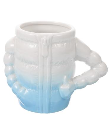 Fomiyes bowl for foaming razor foam funny muscle cup tea cup of porcelain razor foam cup funny coffee cup hairdressing supplies ceramic water cup personality Student as shown 14.50x10.70x8.00cm