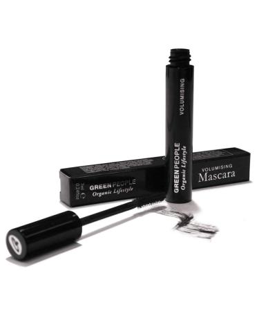 Green People Volume Mascara-Black 7 ml |Natural black mascara for a sensitive eye area |Mineral pigments for long -lasting color |Paraben-free make-up black 7 ml (1 Pack) - Buy Online on GoSupps.com