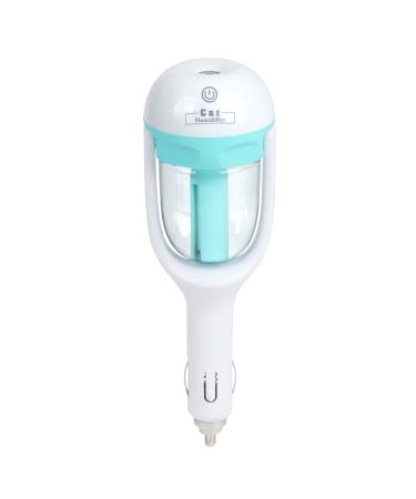 XSUPER Car Humidifier Aromatherapy Essential Oil Diffuser Portable Mini Purifier Aroma Freshener Diffuser with 180 Degree Rotation 12V 1.5W Personal Car Purifier Humidifier (Blue)