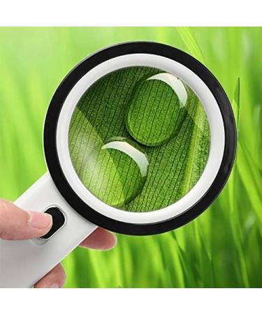 Glass Glass with LED Lights 100MM Handheld Optical HD Loupe Reading Identification Maintenance Elderly Magnifier HD Expansion Mirror - Magnification: 30 T Magnifier for Re Made in China - Buy Online on GoSupps.com