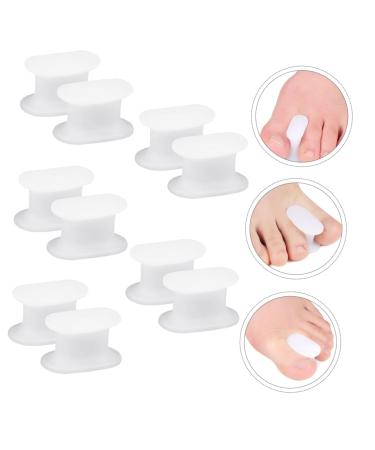 5 Pairs Toe Splitter Separator for Hallux Durable Bunion Straightener & Big Toe Protector - Practical Halloween Edition - White 3.6x3.3cm - Buy Online on GoSupps.com