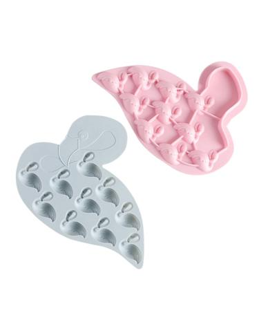 MAGICLULU 2pcs Silicone Molds Mobile Phone Ice Molds Soda Mold Dollhouse Bed Ice Making Mold Mini Accessories