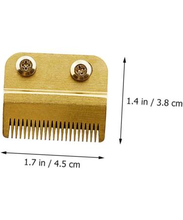 CRILSTYLEO 2 Sets Hair Cutting Head Replacement Blades for Hair Clippers Electric Hair Trimmer Hair Trimmer Head Replacement Blades for Electric golden 4.50X3.80X0.50CM Golden 4.50X3.80X0.50CM - Buy Online on GoSupps.com