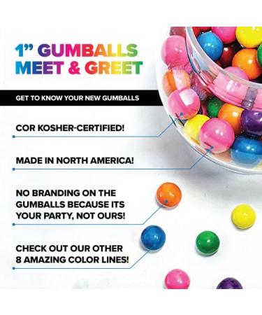Shop Candy Envy Assorted 1 Inch Gumballs - 2lb Bag | 113 North American Made & Kosher Certified Gumballs International Shipping Available - Buy Online on GoSupps.com