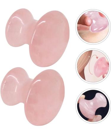 Beaupretty Face Roller & Jade Gua Sha Set - 2Pcs Natural Rose Facial Massage Tools for Skin Care SPA & Relaxation - Buy Online on GoSupps.com