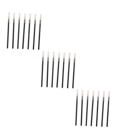 FRCOLOR 150 pcs Wands Black Girlsblack Gel Cosmetic Tools Brush Women Makeup Supplies Disposable Tool Fine 10x0.3cmx3pcs Blackx3pcs
