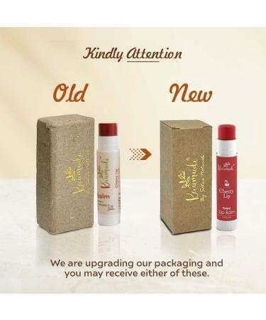 Kaumudi Handmade & Natural Lip Balm for Women & Men with Rose Damascena & Saffron Essential Oil (Cherry Lip) - Buy Online on GoSupps.com