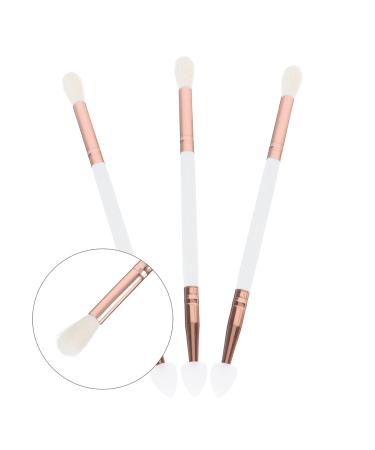 POPETPOP 24 Pcs Eye Shadow & Lipstick Brush Set | Travel Makeup Brushes with Wooden Handles for Women | Essential Eyeshadow Accessories - Buy Online on GoSupps.com