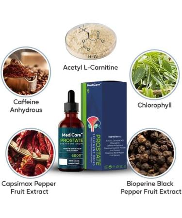 Prostate Treatment Drops 2024 Prostate Pain Relief Drops Prostate Health Support Prostate Pain Relief Drops Prostate Natural Herbal Drops for Men (3 Pcs) - Buy Online on GoSupps.com