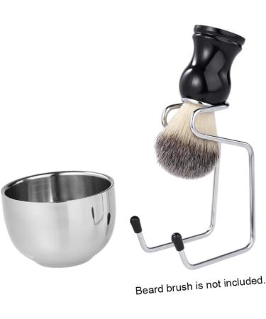 PopetPop Stainless Steel Brush Stand Holder | Perfect Gifts for Friends & Dads | Vertical Mounted Design - Buy Online on GoSupps.com