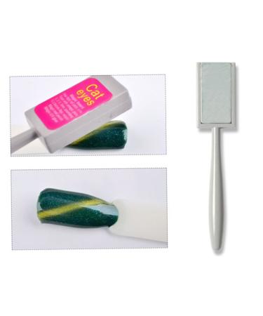 WOKOTO 5Pcs Nail Magnet Tool Set - Double Head Flower Design Pens & Strong Magnet Stick for Cat Eye Gel Polish - Nail Art Essential (MJB076) - Buy Online on GoSupps.com