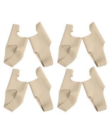 Healifty 4 Pairs Big Protector spacers strap correct bunion cushions pads bunion night splint Thumb Bunion thumb brace foot mat orthopedic men and women