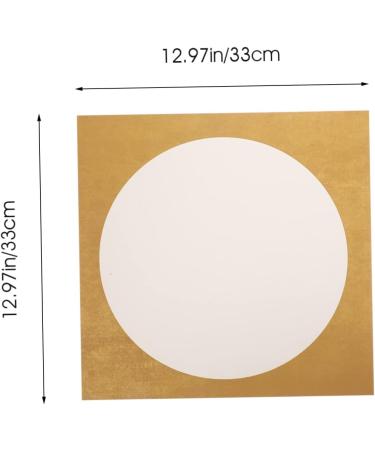 TEHAUX 10 Sheets Rice Paper Japanese Rice Letter Paper Rice Art Painting Paper Daily Use Water Paper Golden 33X33CM - Buy Online on GoSupps.com