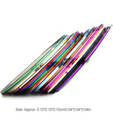 dijiusidy 30 Pieces Nail Art Sticker Removable Crafting Decorations Exquisite Striping Tape Manicure Line Strips Decor Supplies - Buy Online on GoSupps.com