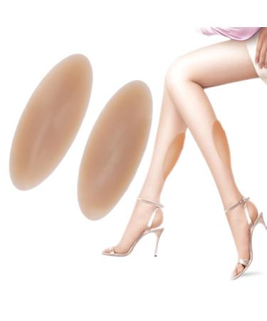 Calf Pads Silicone Self-Adhesive Leg Corrector Leg Shape Pads 120g/Pair Leg Protectors for Onlays Thin Skin for Curved or Thin Legs