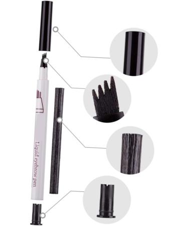 FOMIYES 3pcs Natural Dark Sweat-proof Pencil Waterproof Four # Durable Eyebrow Liquid Grey Pronged 1 count (Pack of 1) As Shownx3pcs - Buy Online on GoSupps.com