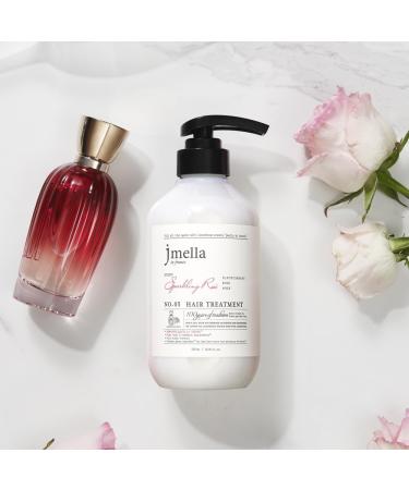 jmella IN FRANCE Sparkling Rose Conditioner 16.9 fl oz. with luxury fragrance- Chemical free from 7 kinds of Paraben-Made by French Perfumer-Strawberry leaf extract -Collagen Sparkling Rose Treatment 1 Fl Oz (Pack of 1) - Buy Online on GoSupps.com