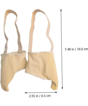 FOMIYES Gel Toe Cover Sleeve Protectors - Bunion & Toe Separator - Pinky Toe Guards - 1 Pair (19x6.5cm) - Buy Online on GoSupps.com