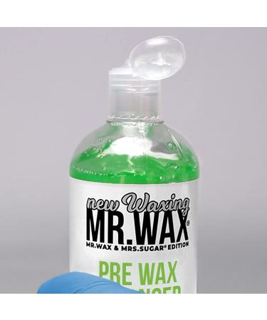 Mr. Wax Set: Pre Wax Skin Cleanser & Aloe Vera Aftercare Oil (2x500ml) - Perfect for Smooth Skin After Waxing - Buy Online on GoSupps.com
