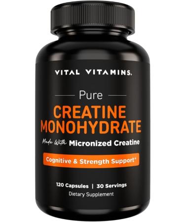 Vital Vitamins Chlorophyll Complex 60 ct + Creatine Capsules 120 ct - Buy Online on GoSupps.com