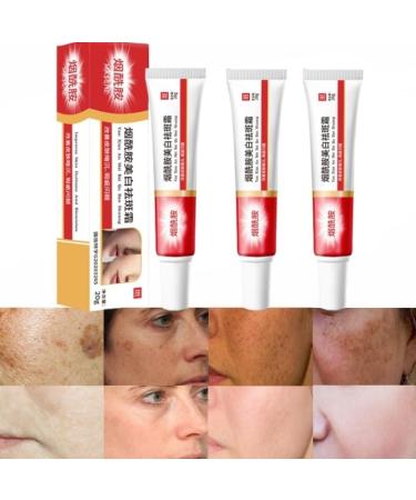 BEROZA Set of 3 creams for facial blemishes creams to remove facial blemishes whitening cream for freckles eliminates melasma and dark spots lightens skin