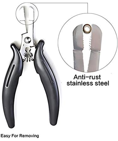 kawehiop Convenient And Practical Hair Extensions Pliers Made With Stainless Steel Easy To Stainless Hair Extension Pliers - Buy Online on GoSupps.com