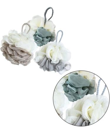 Mipcase 6pcs Mesh Shower Brushes & Natural Bath Sponges - Elegant Tub Scrubber & Bubble Maker Accessories - Buy Online on GoSupps.com