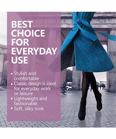 Compression Medical Tights 18-22 mmHg Class 1 Black Large L/ 41-43 - Buy Online on GoSupps.com