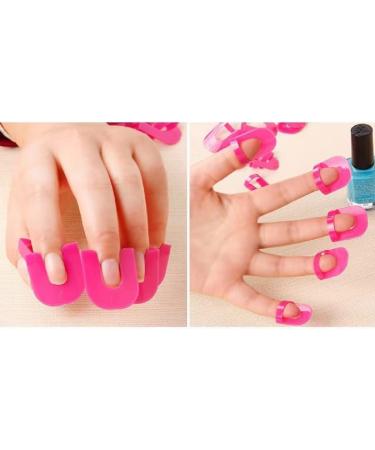 Serena.H 26pcs G Curve Shape Nail Protector Set - Spill-Proof French Manicure Stickers & Nail Art Tools - Buy Online on GoSupps.com