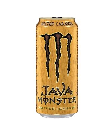 Monster Java Monster Salted Caramel Coffee + Energy (12 x 0.443 liter boxes) Disposable Imported from the USA