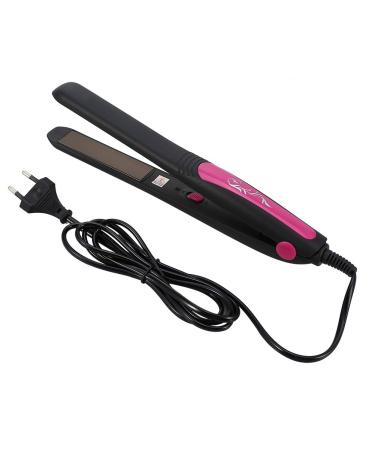 Hair Curler  Rapid Heating Ceramic Hair Straightener Straightening Flat Iron Hair Styling Tool for All Hair Types (EU Plug)